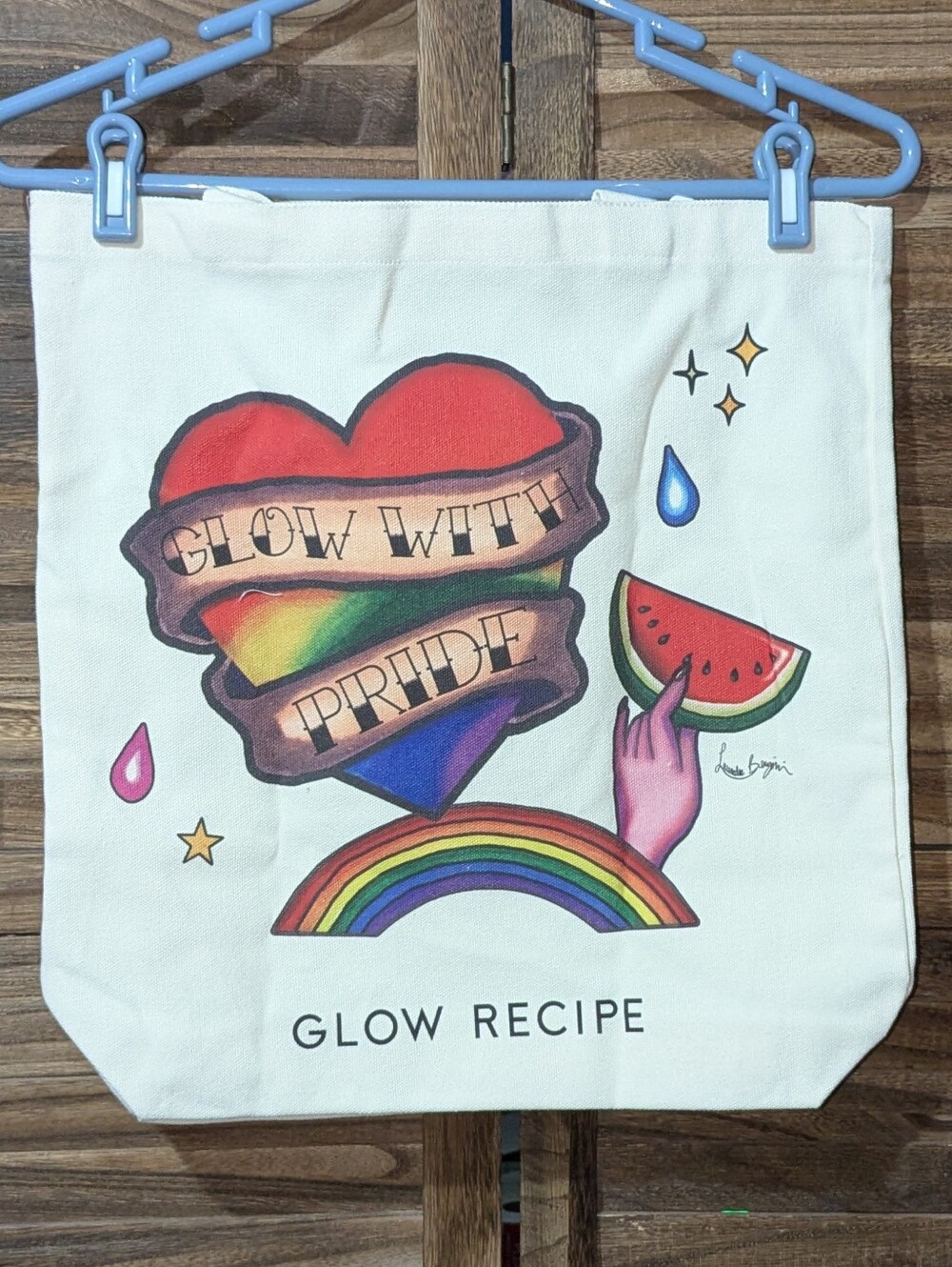 Glow Recipe "Glow With Pride" Canvas Tote Bag ๐